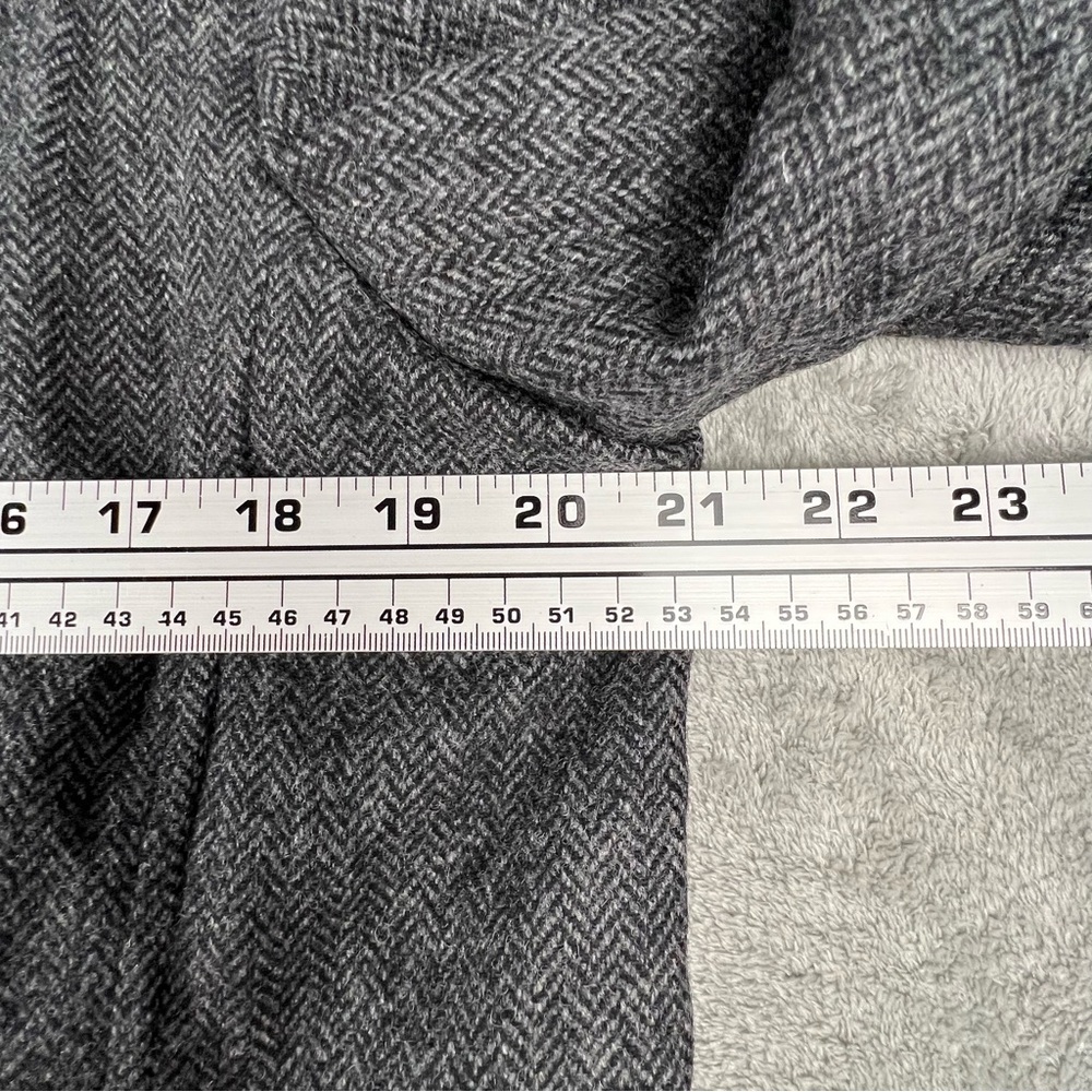 AYR The Casino Blazer Jacket Mens S Herringbone Moon Merino Lambswool Chore Coat - Picture 6 of 14